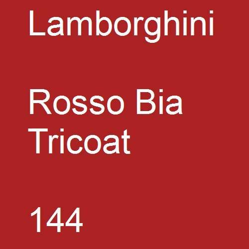 Lamborghini, Rosso Bia Tricoat, 144.